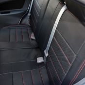 روکش چرم مشکی دوخت قرمز تیبا 2