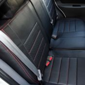 روکش چرم مشکی دوخت قرمز تیبا 2