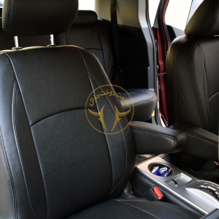 روکش صندلی چرم مشکی اف جی کروز FJ