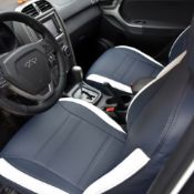 روکش صندلی چرم طوسی سفید X33 NEW