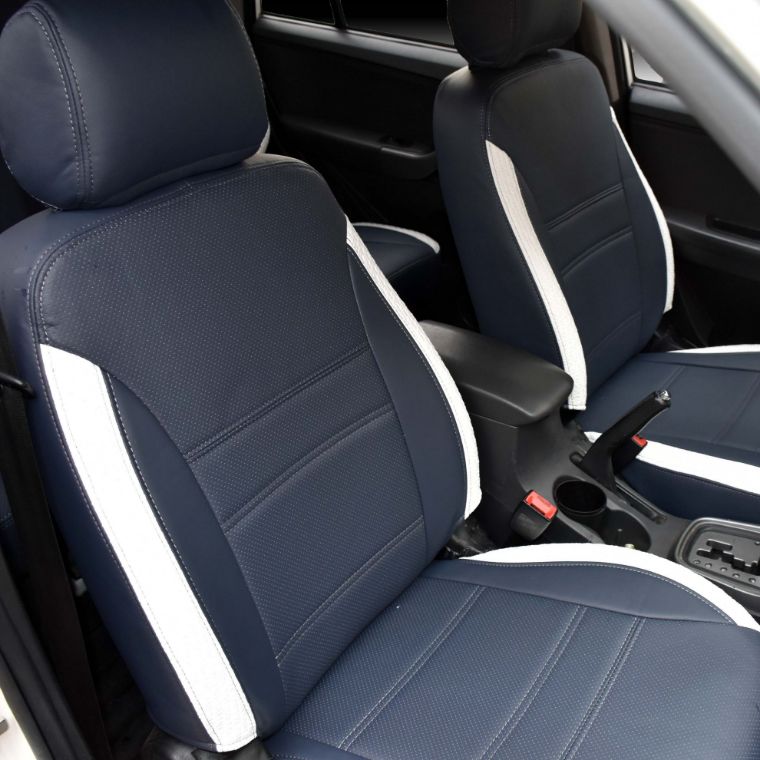 روکش صندلی چرم طوسی سفید X33 NEW