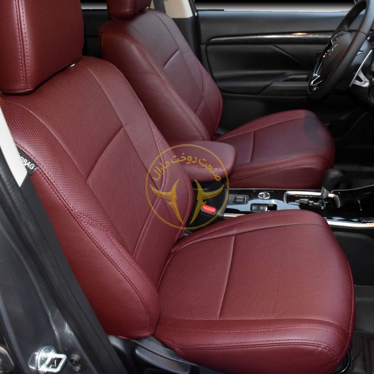 روکش چرم زرشکی اوت لندر