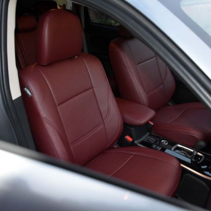 روکش چرم زرشکی اوت لندر