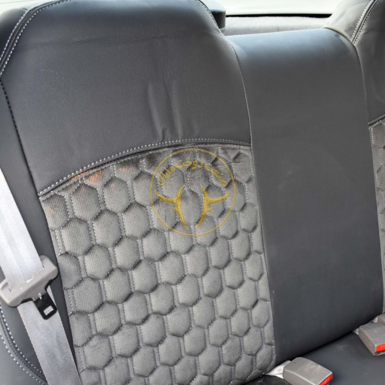 روکش صندلی چرم وسط مخمل 131/132