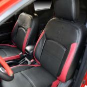 روکش صندلی چرم مشکی نوار قرمز ای اس ایکس ASX