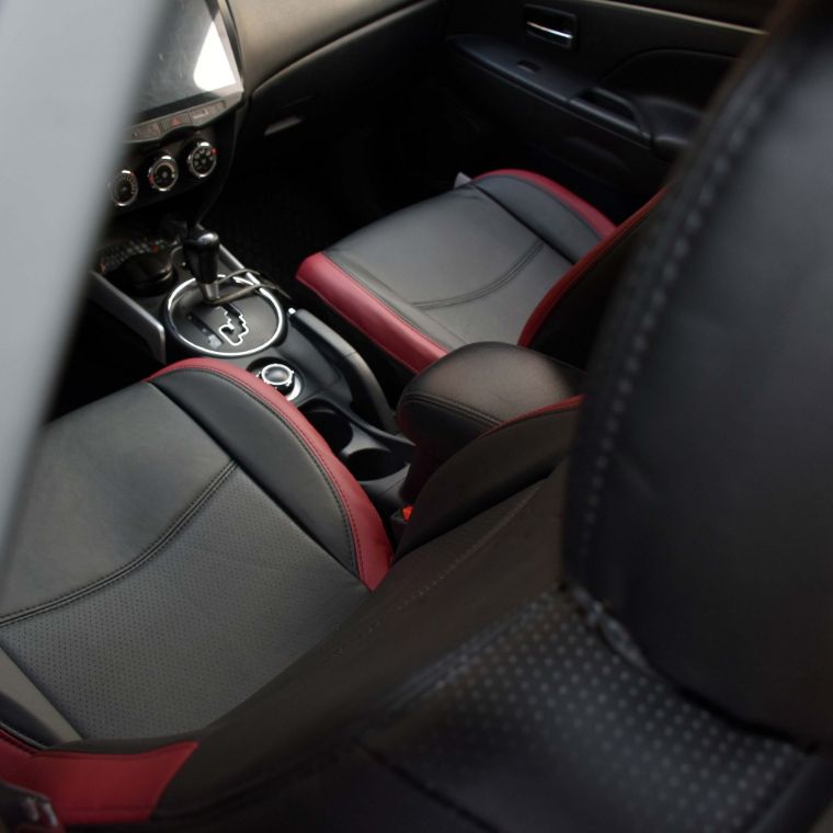 روکش صندلی چرم مشکی نوار قرمز ای اس ایکس ASX