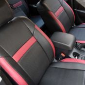 روکش چرم مشکی قرمز فوتون