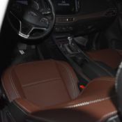 روکش چرم قهوه ای مشکی تیگو 7