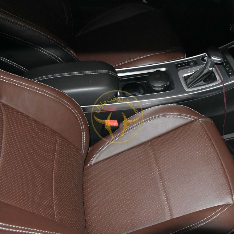 روکش چرم قهوه ای مشکی تیگو 7