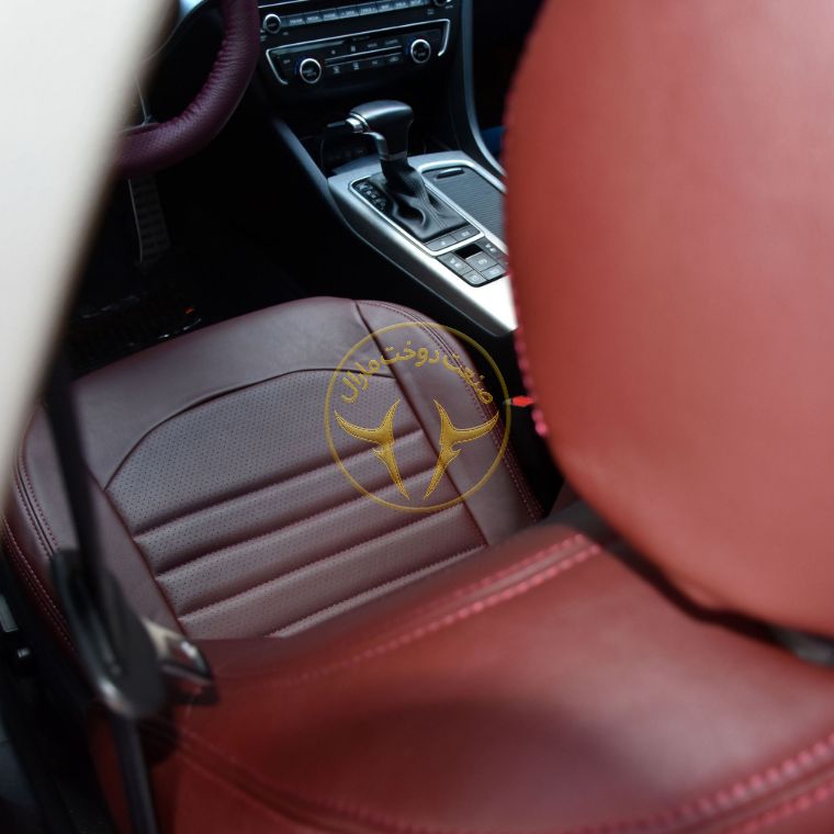 روکش چرم طوسی اپتیما 2017