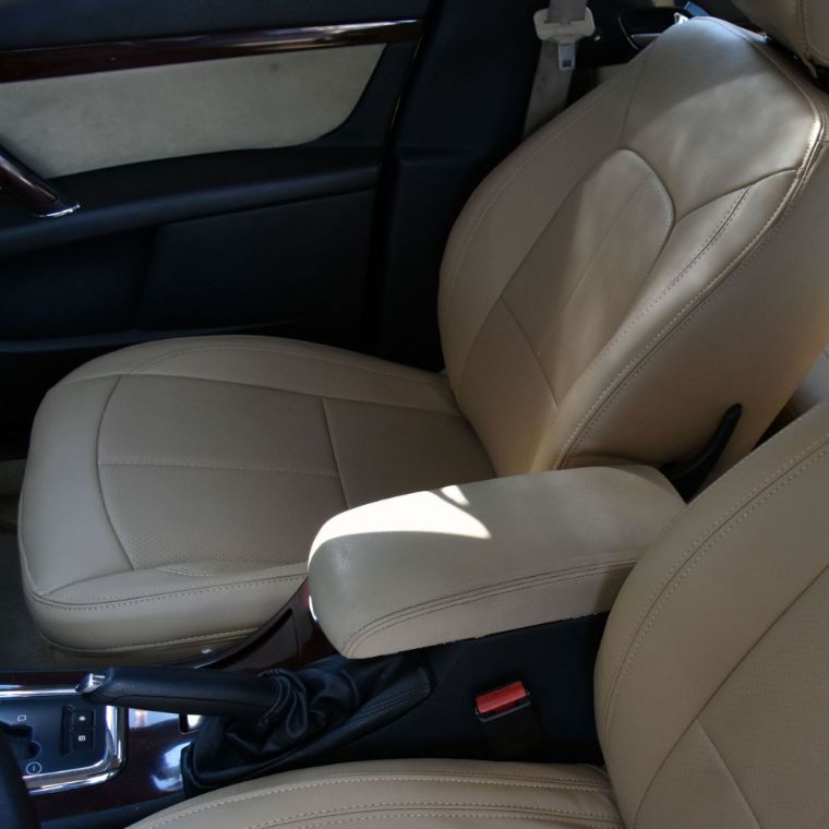 روکش صندلی چرم کرم پژو 407