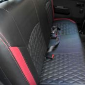 روکش چرم مشکی نوار قرمز پیکاپ ریچ