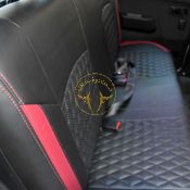 روکش چرم مشکی نوار قرمز پیکاپ ریچ