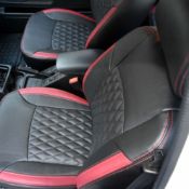 روکش چرم مشکی نوار قرمز پیکاپ ریچ