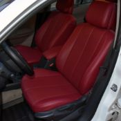 روکش چرم قرمز لکسوسی مگان 2000