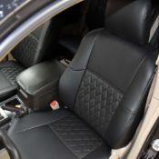 روکش چرم مشکی پرادو 2015 -2010 4درب