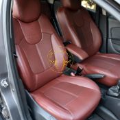 روکش چرم زرشکی رنو کپچر