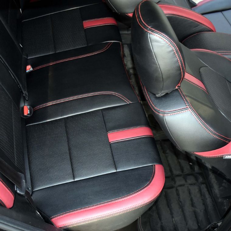 روکش چرم مشکی قرمز ایکس X55