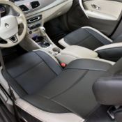 روکش چرم مشکی نوار کرم فلوئنس اتومات