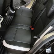 روکش چرم مشکی نوار کرم فلوئنس اتومات