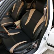 روکش چرم مشکی نوار کرم پرشیا جدید 2021