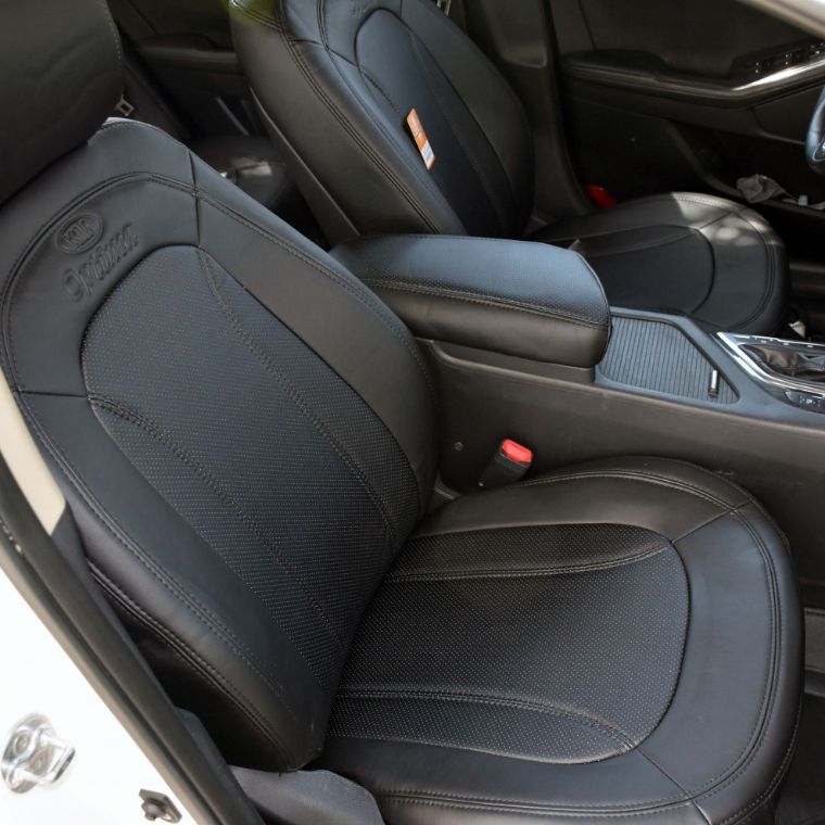 روکش صندلی چرم مشکی اپتیما