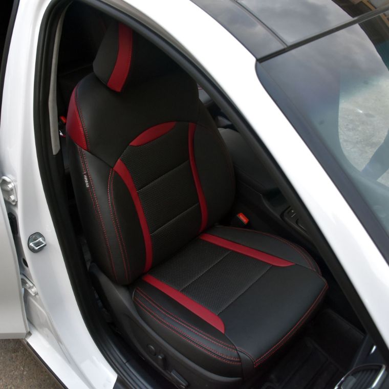 روکش چرم مشکی نوار قرمز آزرا 2018