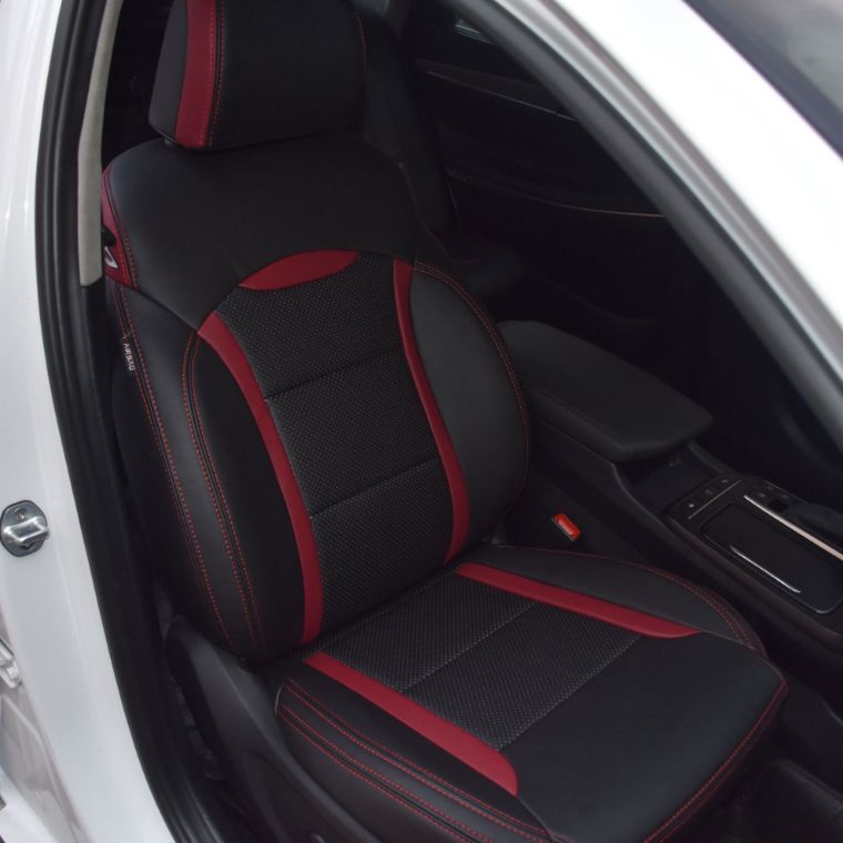 روکش چرم مشکی نوار قرمز آزرا 2018