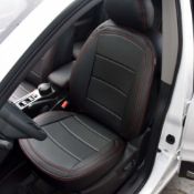 روکش صندلی چرم مشکی دوخت قرمز هایما S5