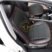 روکش صندلی چرم مشکی دوخت قرمز هایما S5