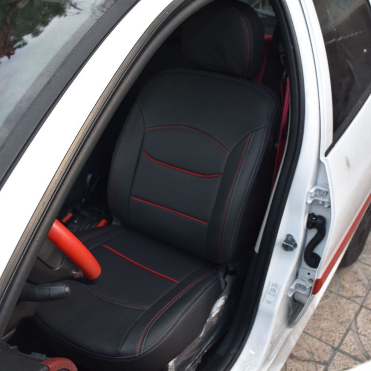 روکش صندلی چرم مدل پرو مفزی زرد 206