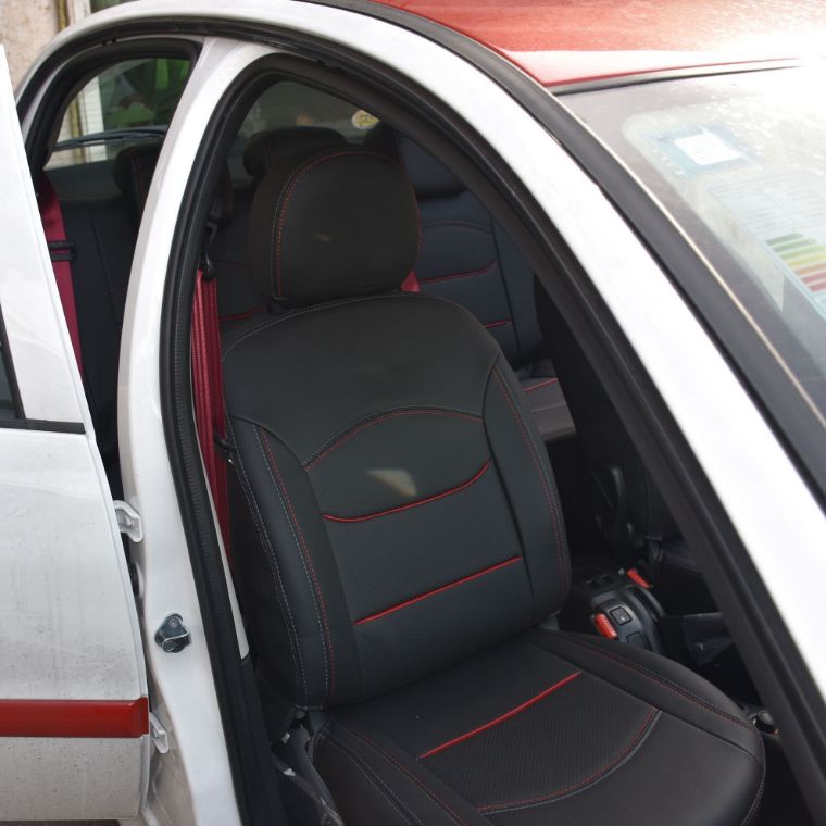 روکش صندلی چرم مدل پرو مفزی زرد 206