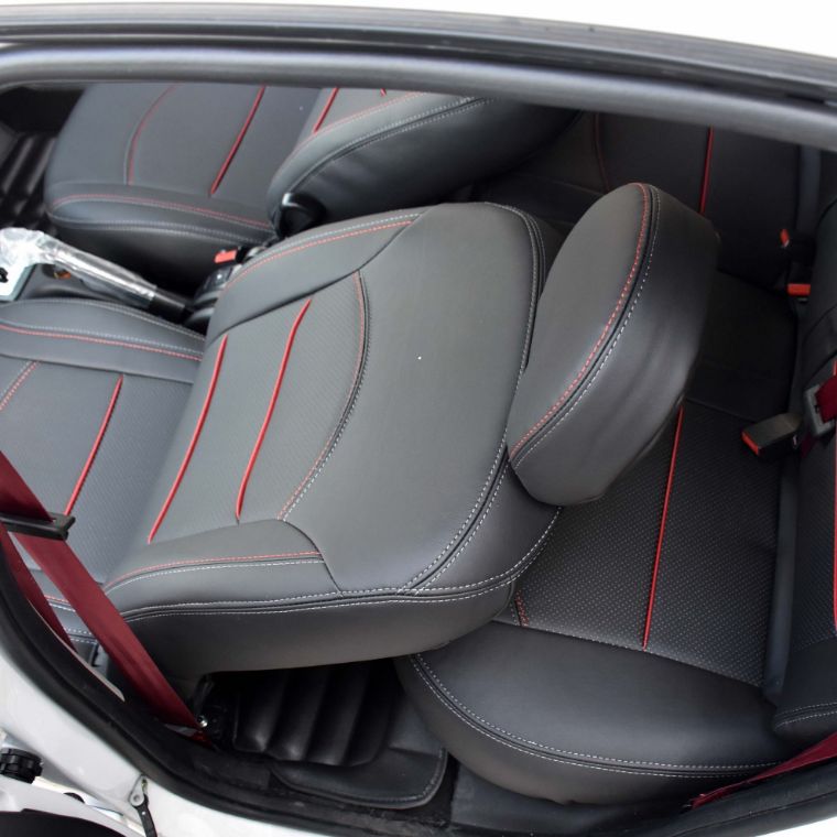 روکش صندلی چرم مدل پرو مفزی زرد 206