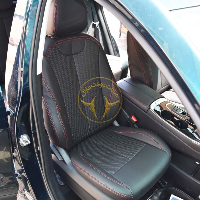 روکش چرم زرشکی لاماری چرم مارال