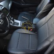 روکش چرم مشکی مزدا 3 قدیم مارال