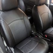 روکش چرم مشکی نیسان سانی