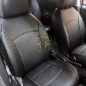 روکش چرم مشکی نیسان سانی