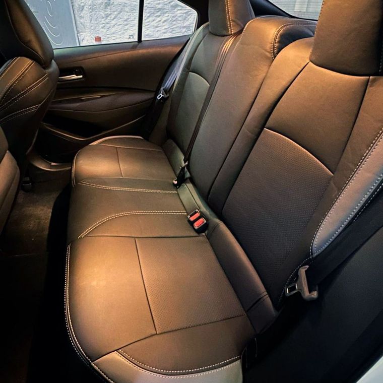 روکش چرم کرولا 2023 مشکی طوسی