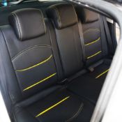 روکش صندلی چرم مدل پرو مفزی زرد 206