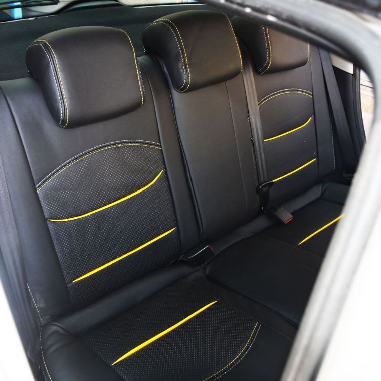 روکش صندلی چرم مدل پرو مفزی زرد 206