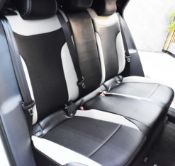 روکش صندلی چرم مشکی طوسی ID.4