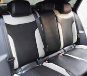 روکش صندلی چرم مشکی طوسی ID.4