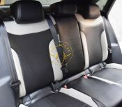 روکش صندلی چرم مشکی طوسی ID.4