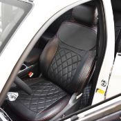 روکش صندلی چرم مشکی دوخت قرمز T9