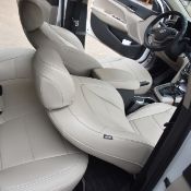 روکش صندلی چرم کرم النترا 2017