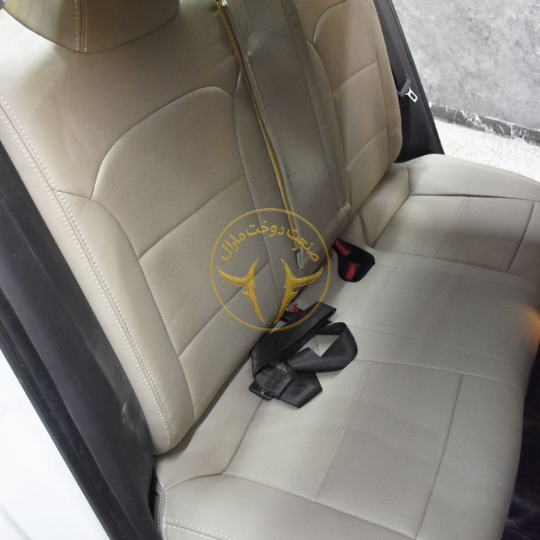 روکش صندلی چرم کرم النترا 2017