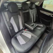 روکش چرم مشکی نوار طوسی جک جی7 چرم مارال