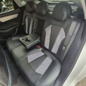 روکش چرم مشکی نوار طوسی جک جی7 چرم مارال