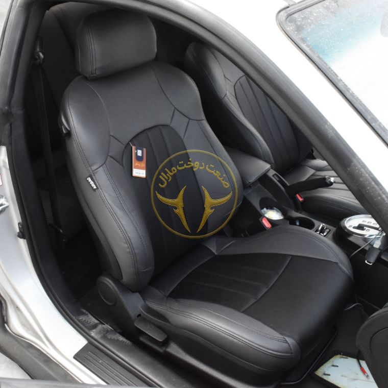 روکش چرم زرشکی هیوندا کوپه FX