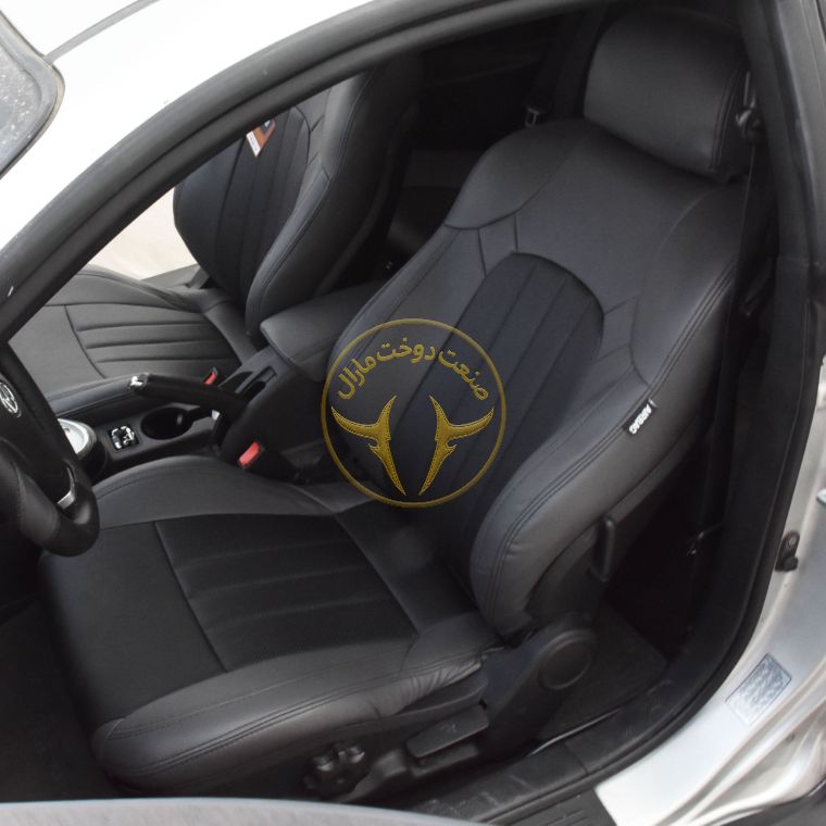 روکش چرم زرشکی هیوندا کوپه FX